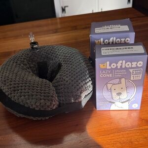 Loflaze Inflatable Protective Collar for Pets Post Surgery - comfortable donut
